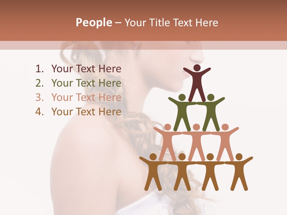 Blond Studio Necklace PowerPoint Template