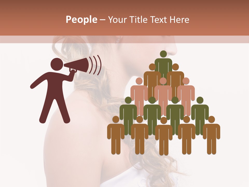 Blond Studio Necklace PowerPoint Template