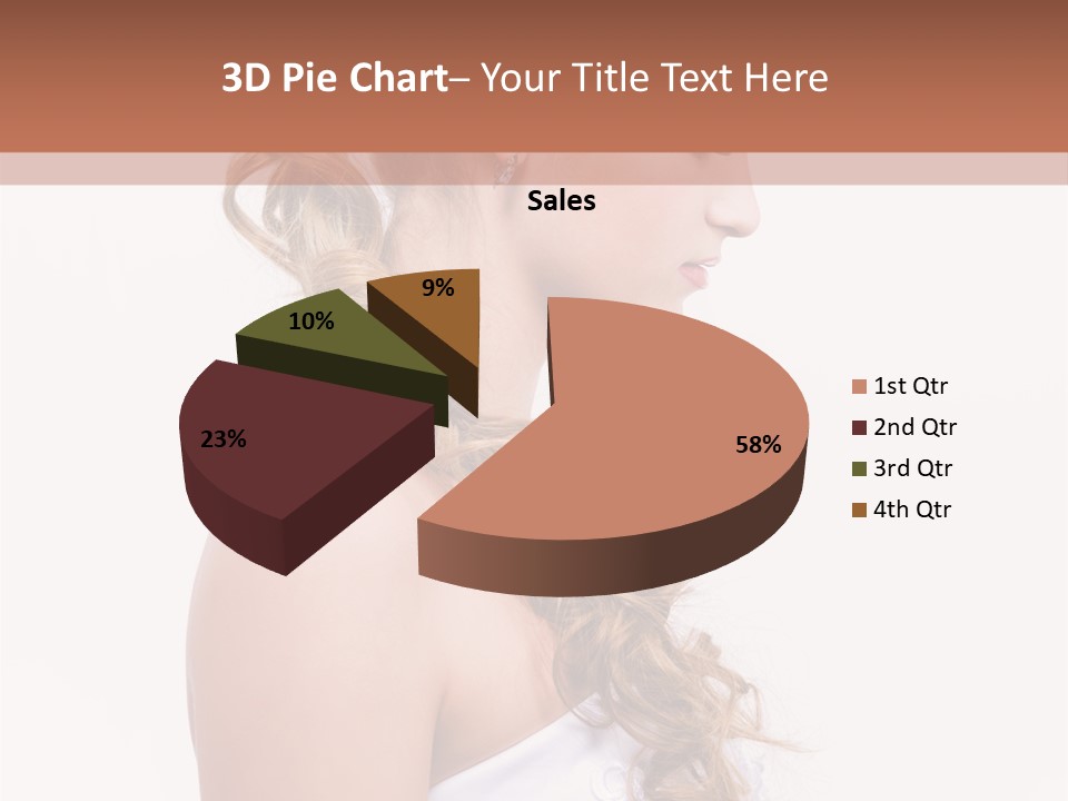 Blond Studio Necklace PowerPoint Template