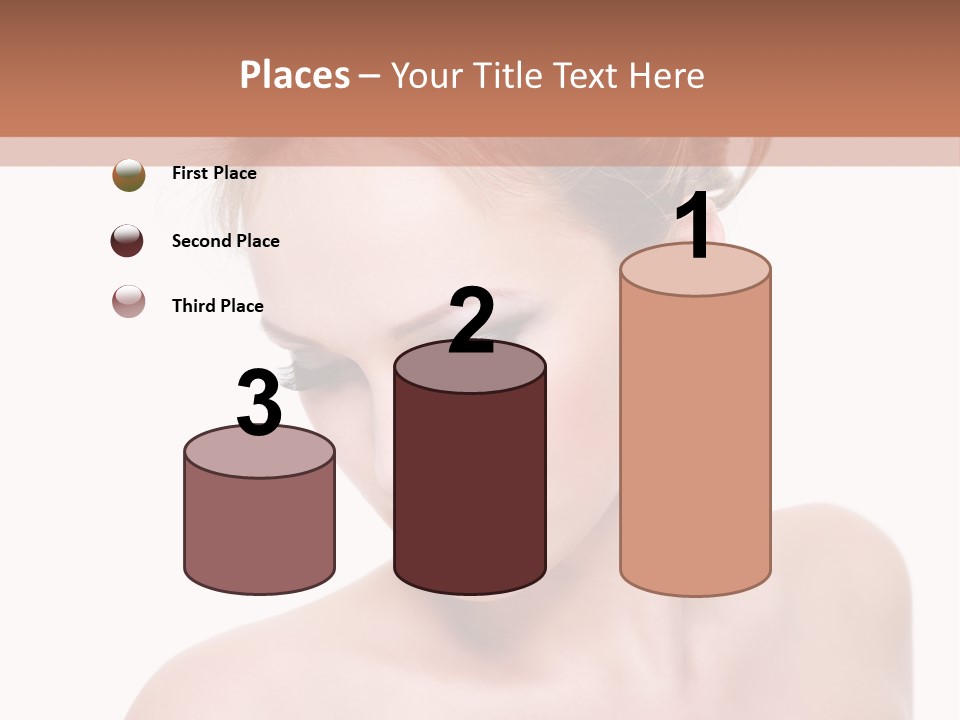 Fashion Beautiful Blonde PowerPoint Template