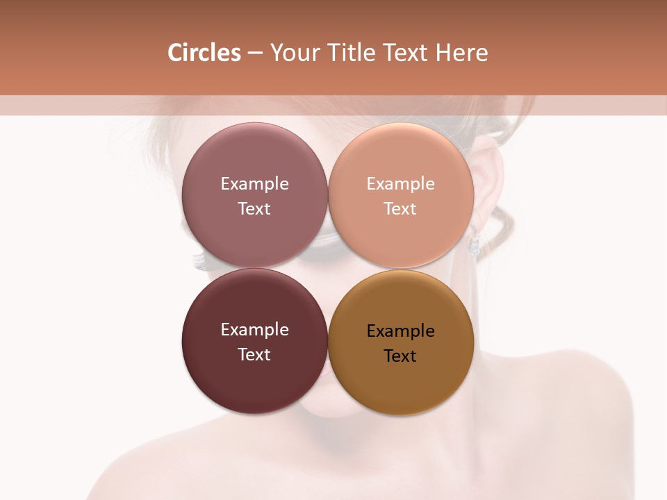 Fashion Beautiful Blonde PowerPoint Template