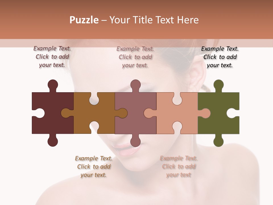 Fashion Beautiful Blonde PowerPoint Template