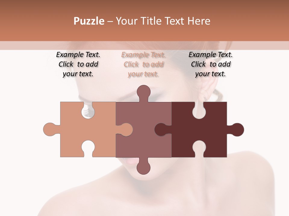 Fashion Beautiful Blonde PowerPoint Template