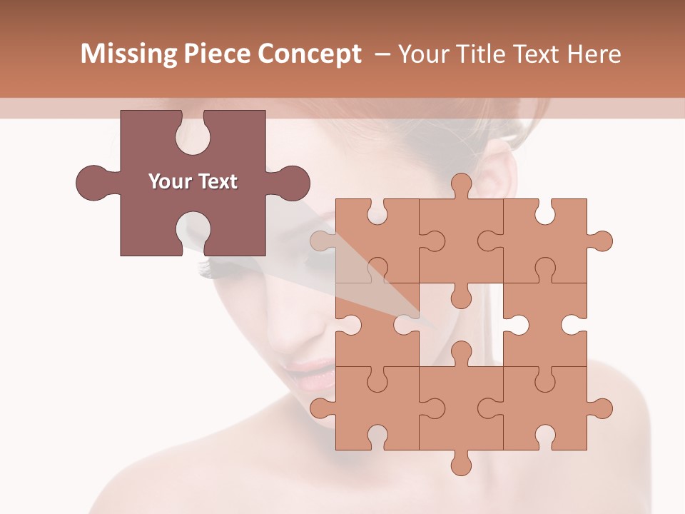 Fashion Beautiful Blonde PowerPoint Template