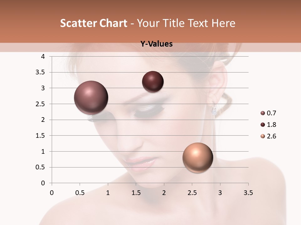 Fashion Beautiful Blonde PowerPoint Template