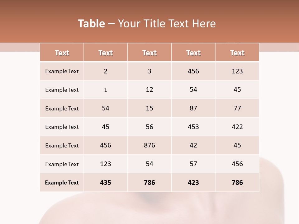 Fashion Beautiful Blonde PowerPoint Template