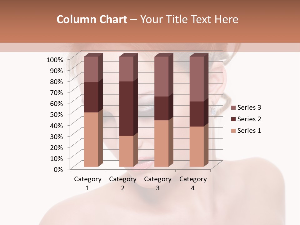 Fashion Beautiful Blonde PowerPoint Template