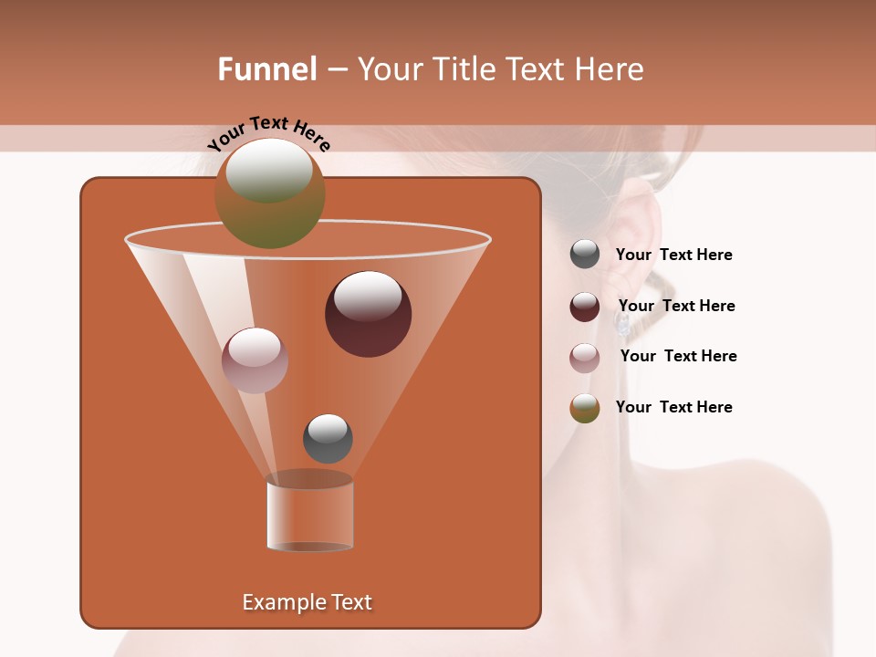 Fashion Beautiful Blonde PowerPoint Template