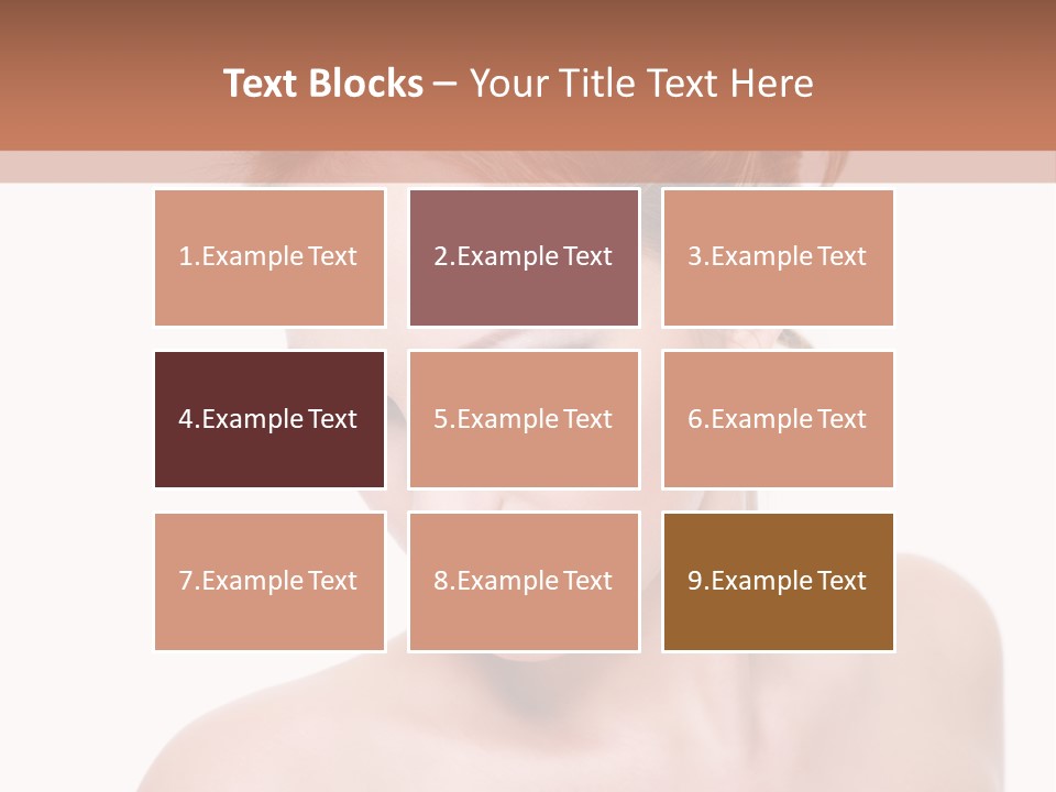 Fashion Beautiful Blonde PowerPoint Template