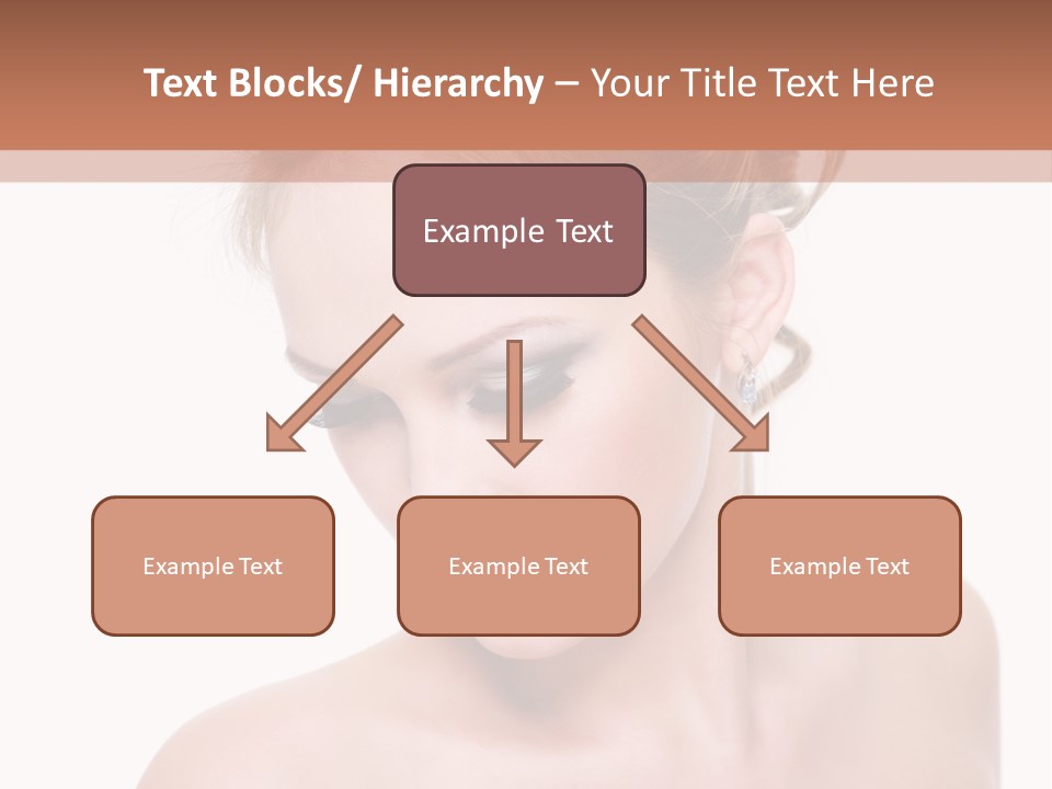 Fashion Beautiful Blonde PowerPoint Template