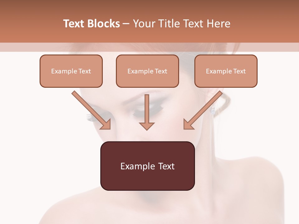 Fashion Beautiful Blonde PowerPoint Template