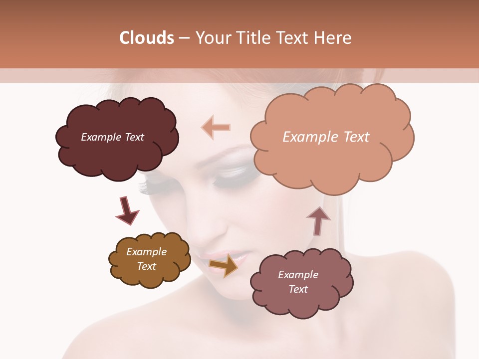 Fashion Beautiful Blonde PowerPoint Template