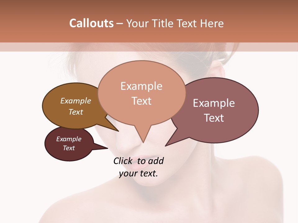 Fashion Beautiful Blonde PowerPoint Template