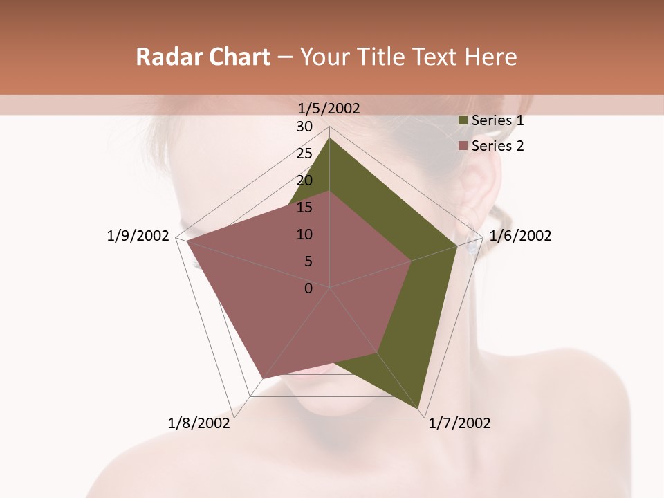 Fashion Beautiful Blonde PowerPoint Template