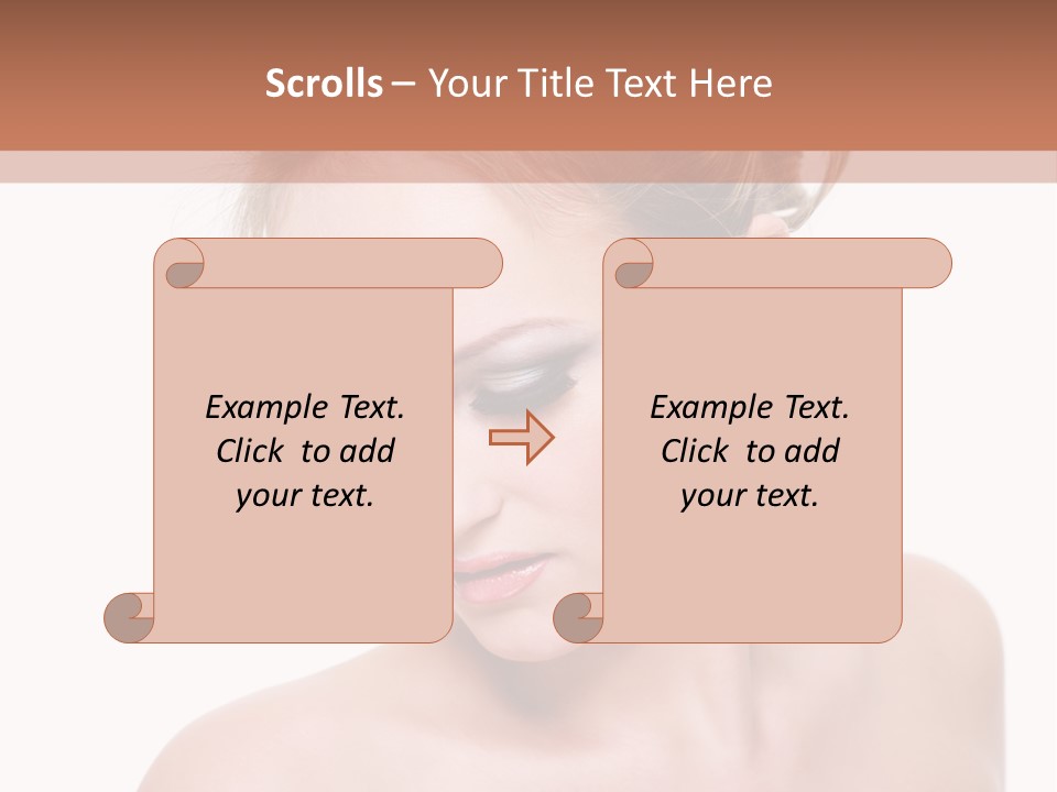 Fashion Beautiful Blonde PowerPoint Template