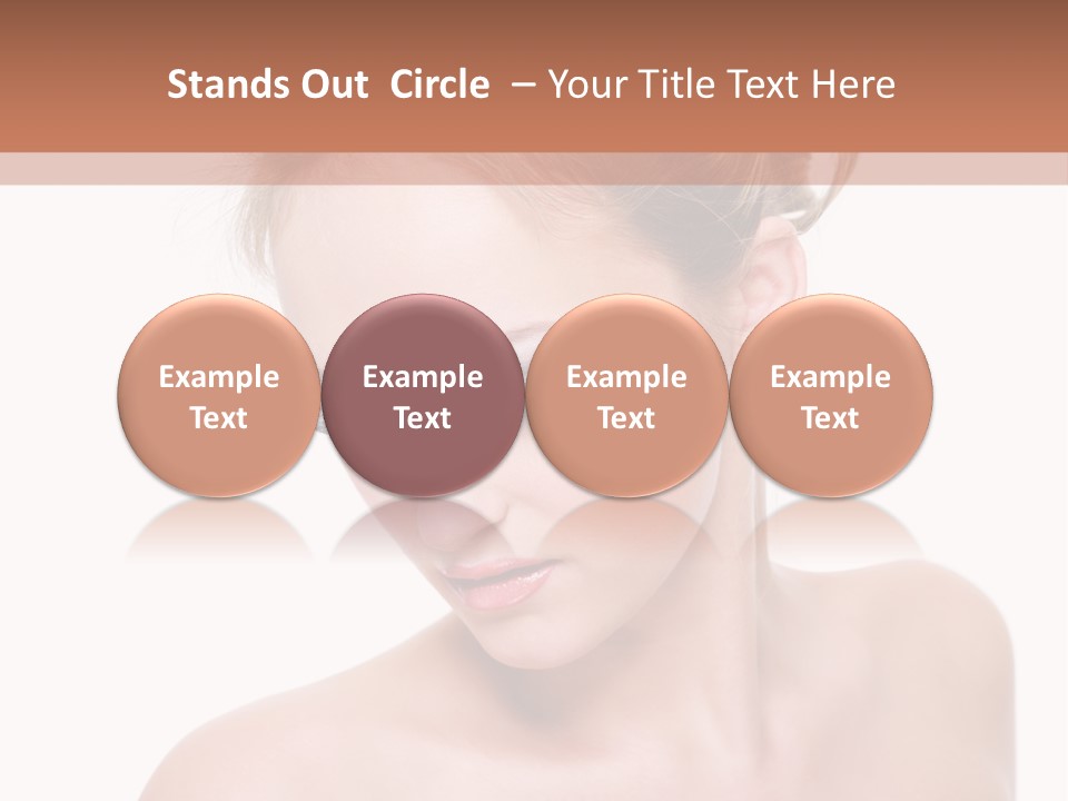 Fashion Beautiful Blonde PowerPoint Template