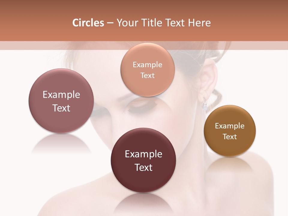 Fashion Beautiful Blonde PowerPoint Template