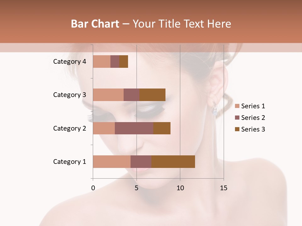 Fashion Beautiful Blonde PowerPoint Template