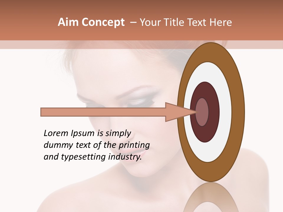 Fashion Beautiful Blonde PowerPoint Template