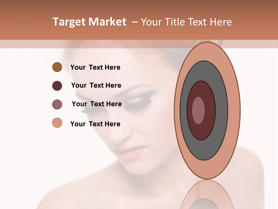 Fashion Beautiful Blonde PowerPoint Template