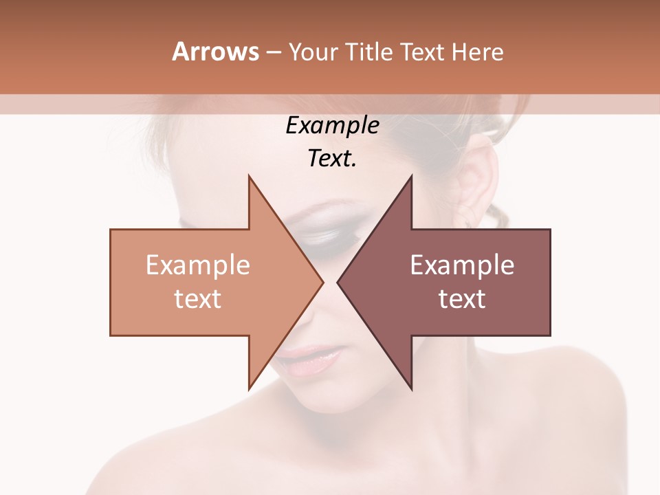 Fashion Beautiful Blonde PowerPoint Template