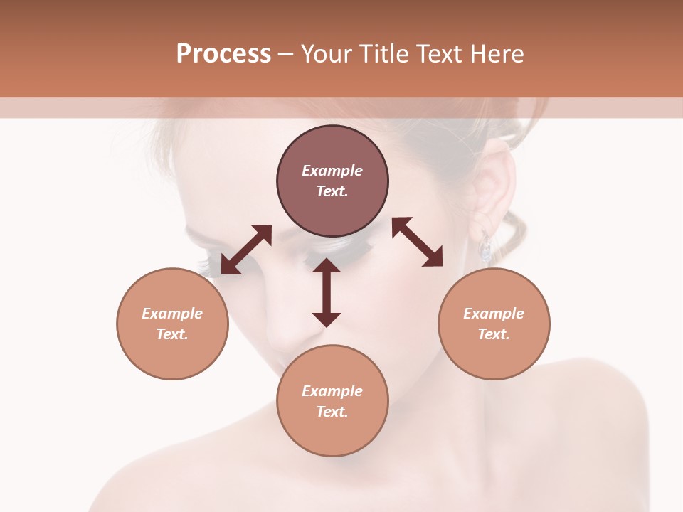 Fashion Beautiful Blonde PowerPoint Template