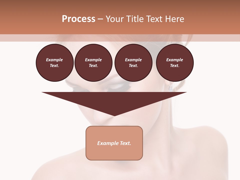 Fashion Beautiful Blonde PowerPoint Template