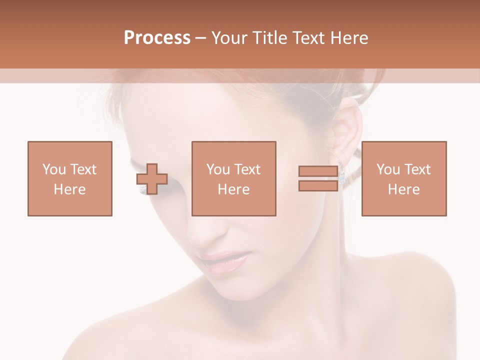 Fashion Beautiful Blonde PowerPoint Template