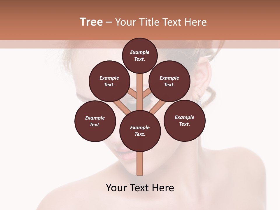 Fashion Beautiful Blonde PowerPoint Template