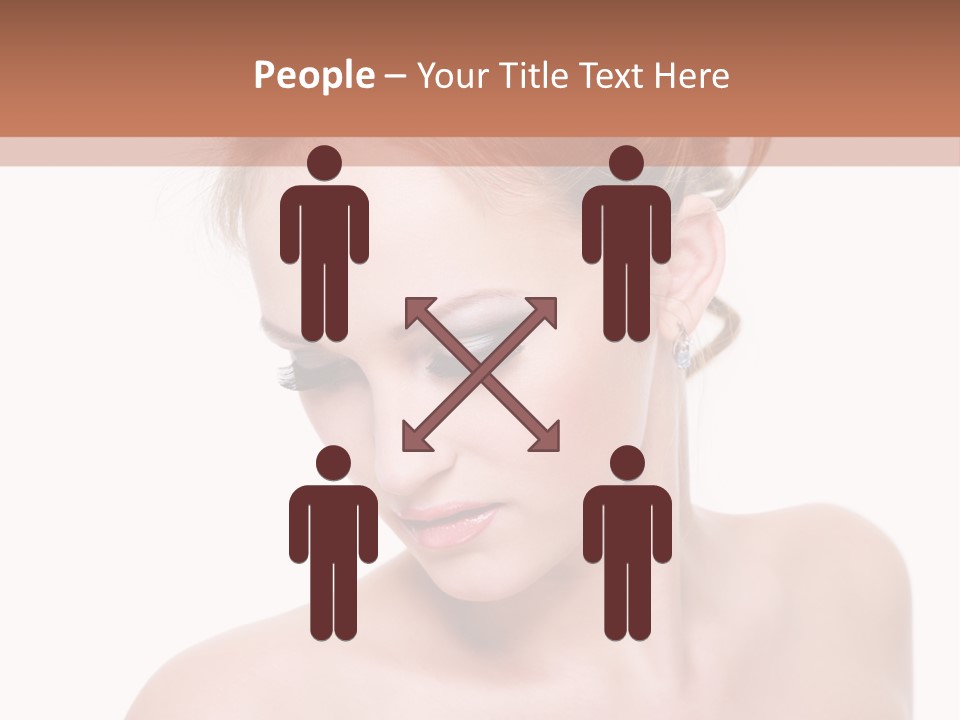 Fashion Beautiful Blonde PowerPoint Template