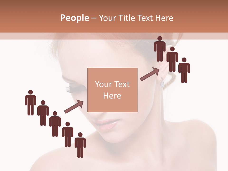 Fashion Beautiful Blonde PowerPoint Template