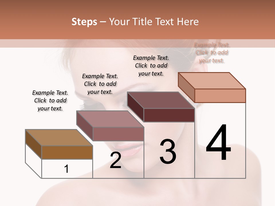 Fashion Beautiful Blonde PowerPoint Template