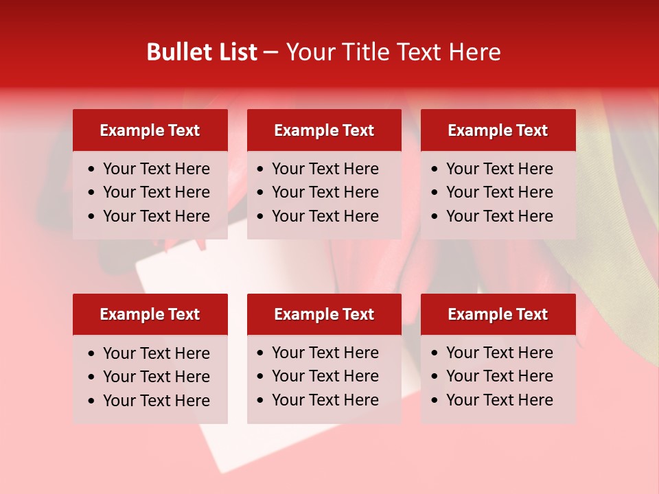 Copy Card Bunch PowerPoint Template