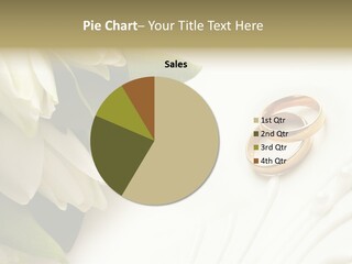 Bouquet White Jewelry PowerPoint Template