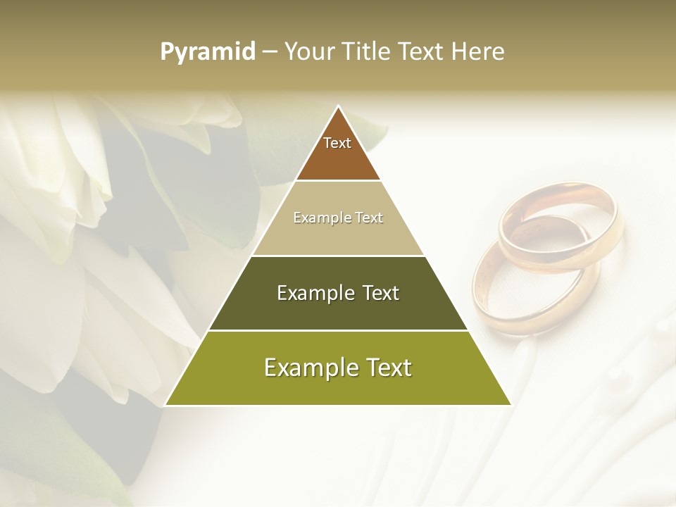 Bouquet White Jewelry PowerPoint Template