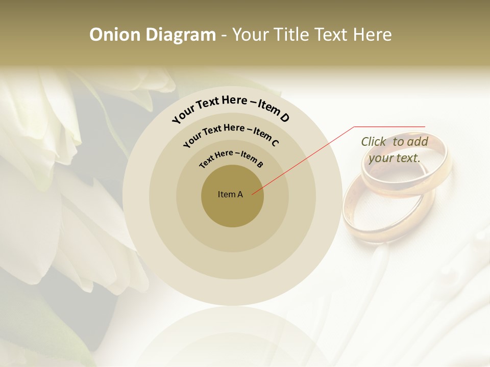 Bouquet White Jewelry PowerPoint Template