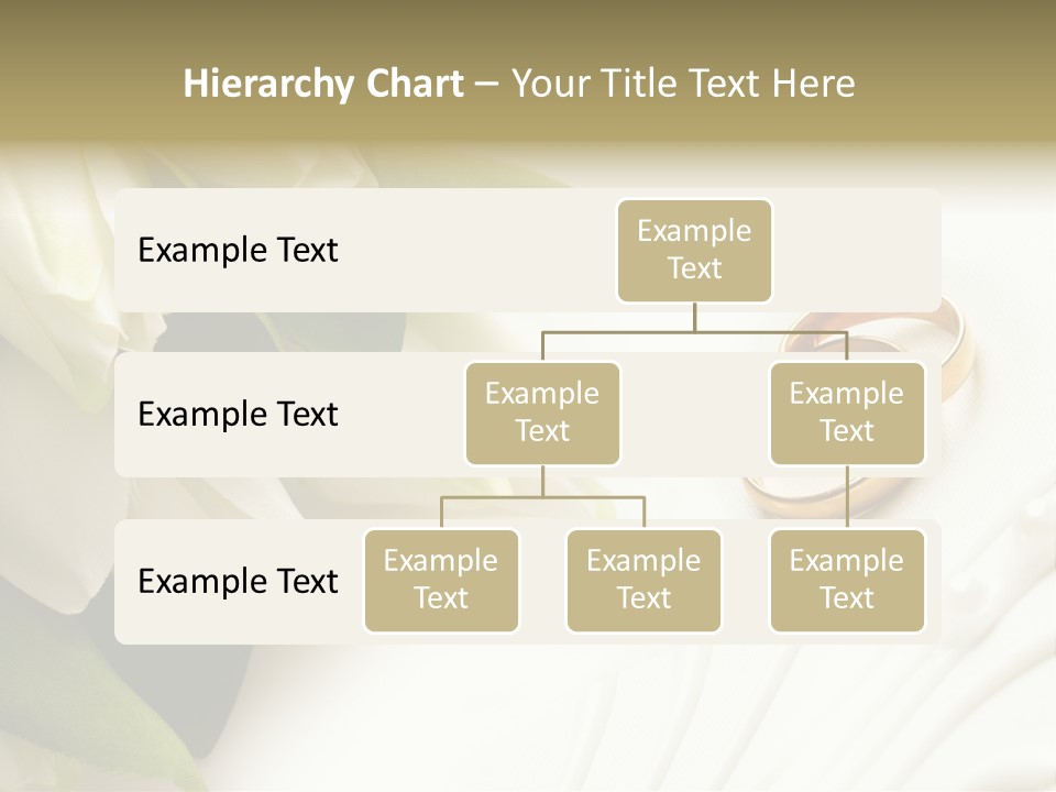 Bouquet White Jewelry PowerPoint Template