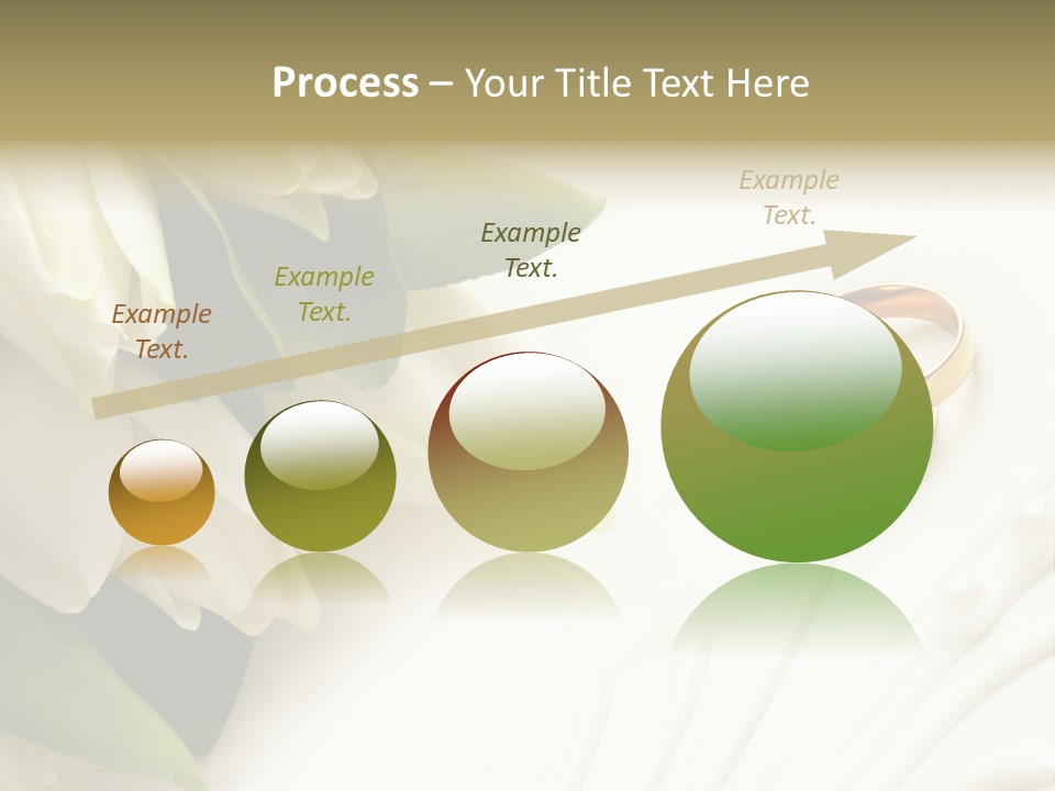 Bouquet White Jewelry PowerPoint Template