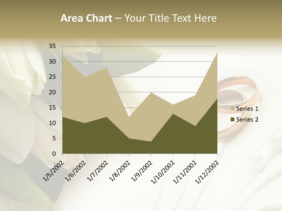 Bouquet White Jewelry PowerPoint Template