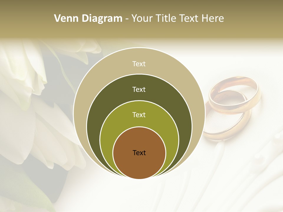 Bouquet White Jewelry PowerPoint Template