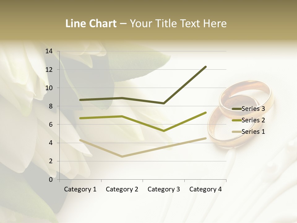 Bouquet White Jewelry PowerPoint Template