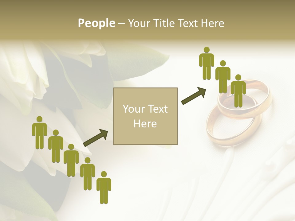 Bouquet White Jewelry PowerPoint Template