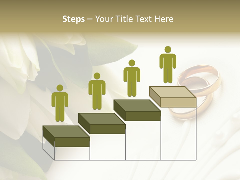 Bouquet White Jewelry PowerPoint Template