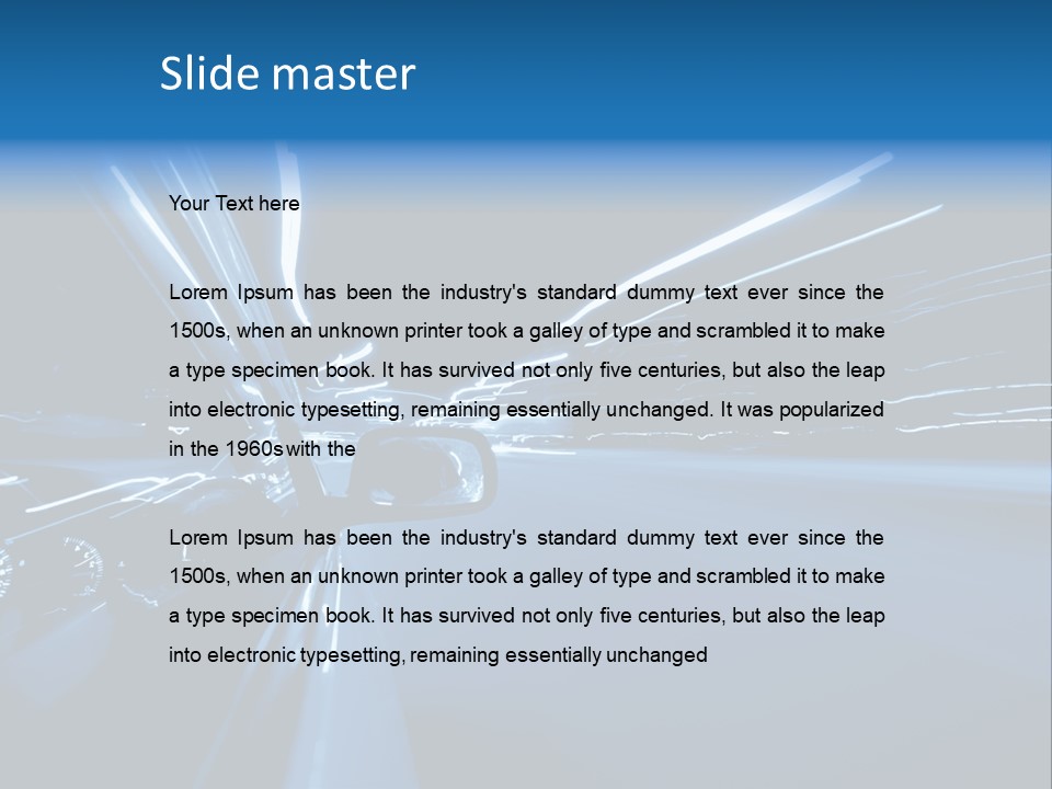 Dark Curve Downtown PowerPoint Template