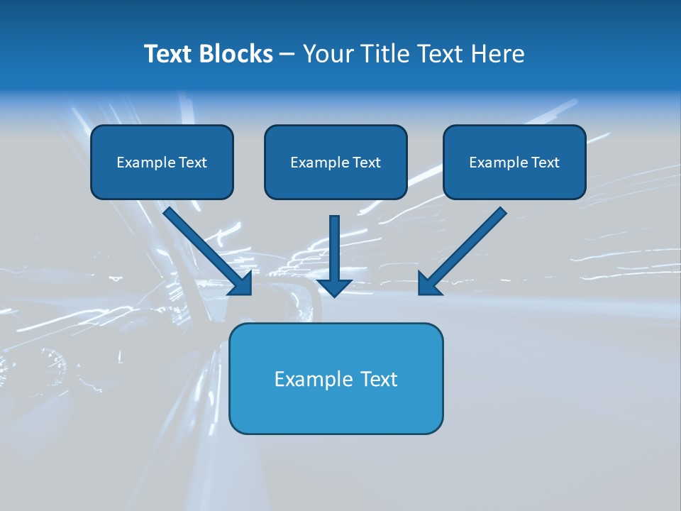 Dark Curve Downtown PowerPoint Template