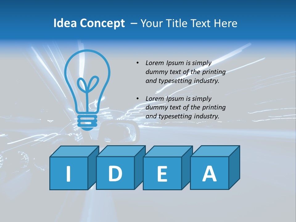 Dark Curve Downtown PowerPoint Template