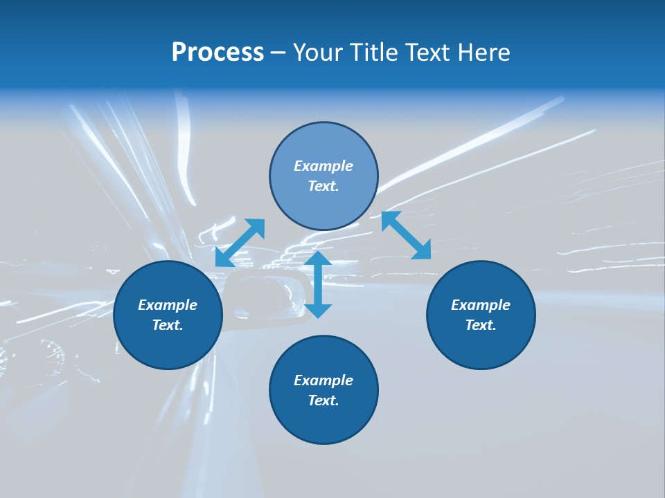 Dark Curve Downtown PowerPoint Template