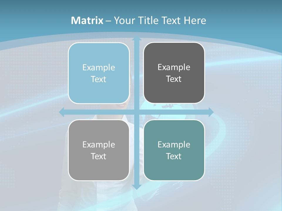 Professional Finger Girl PowerPoint Template