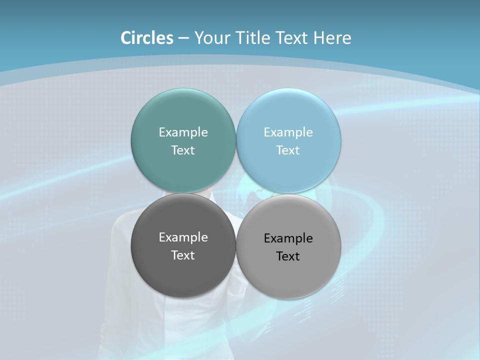 Professional Finger Girl PowerPoint Template