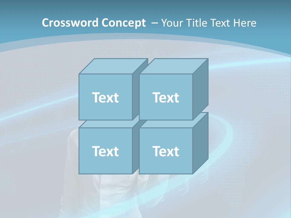Professional Finger Girl PowerPoint Template